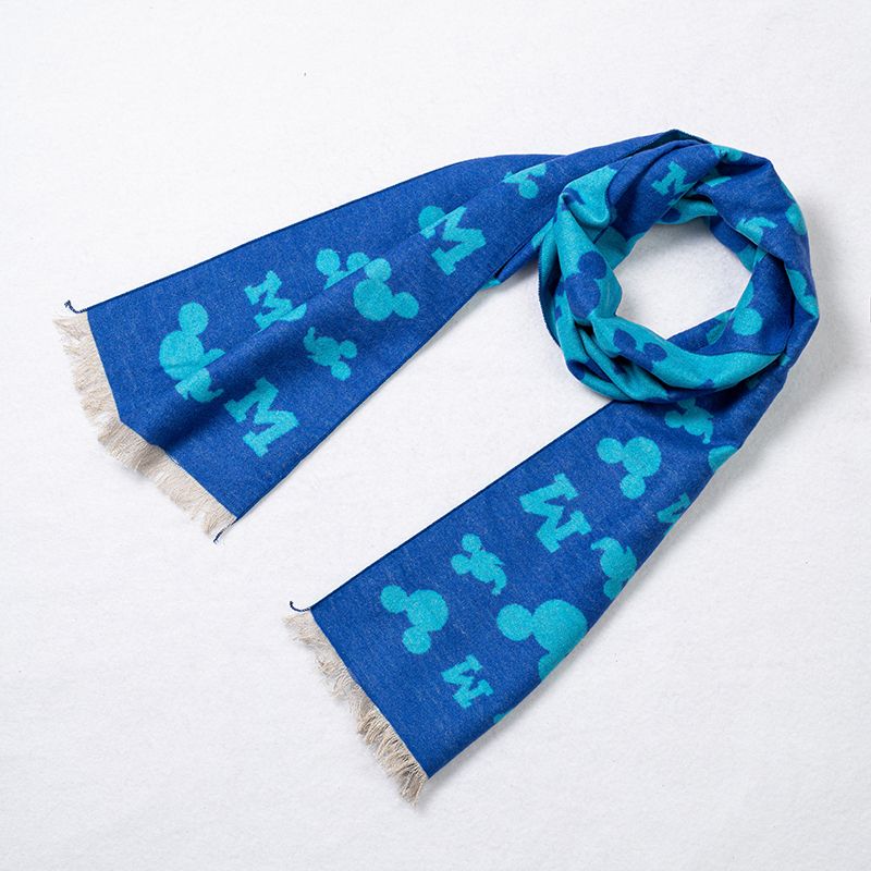 Printing children's silk flannel scarf