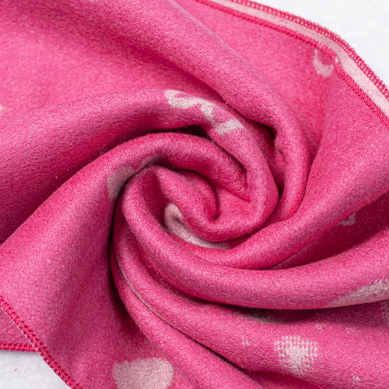 Print Double sided two-color children's scarf