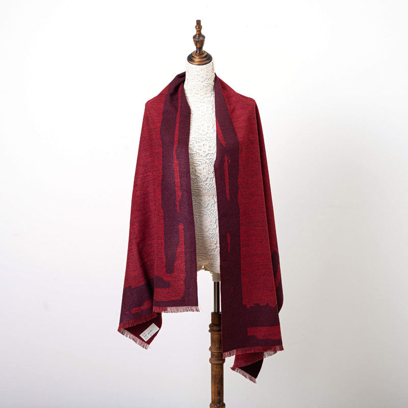 Chal de seda jacquard