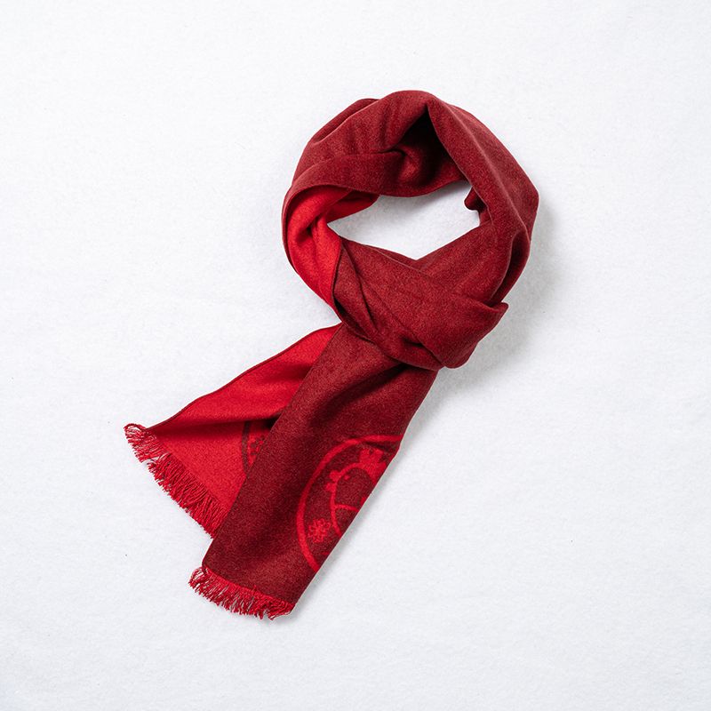Écharpe en flanelle de soie pour enfants de couleur unie