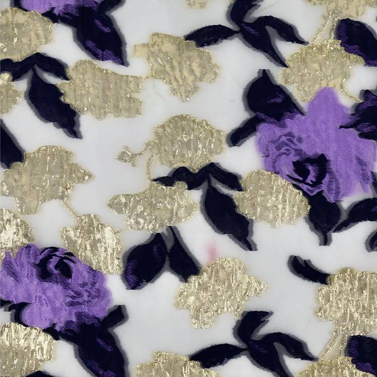 Organza brocade fabrics