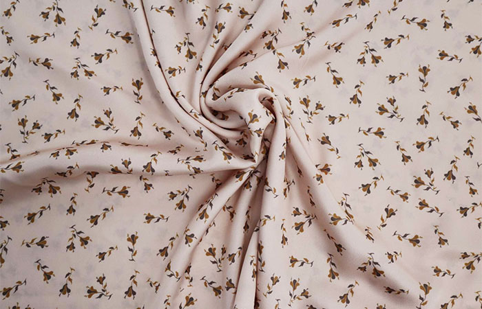 Printed acetate fabric