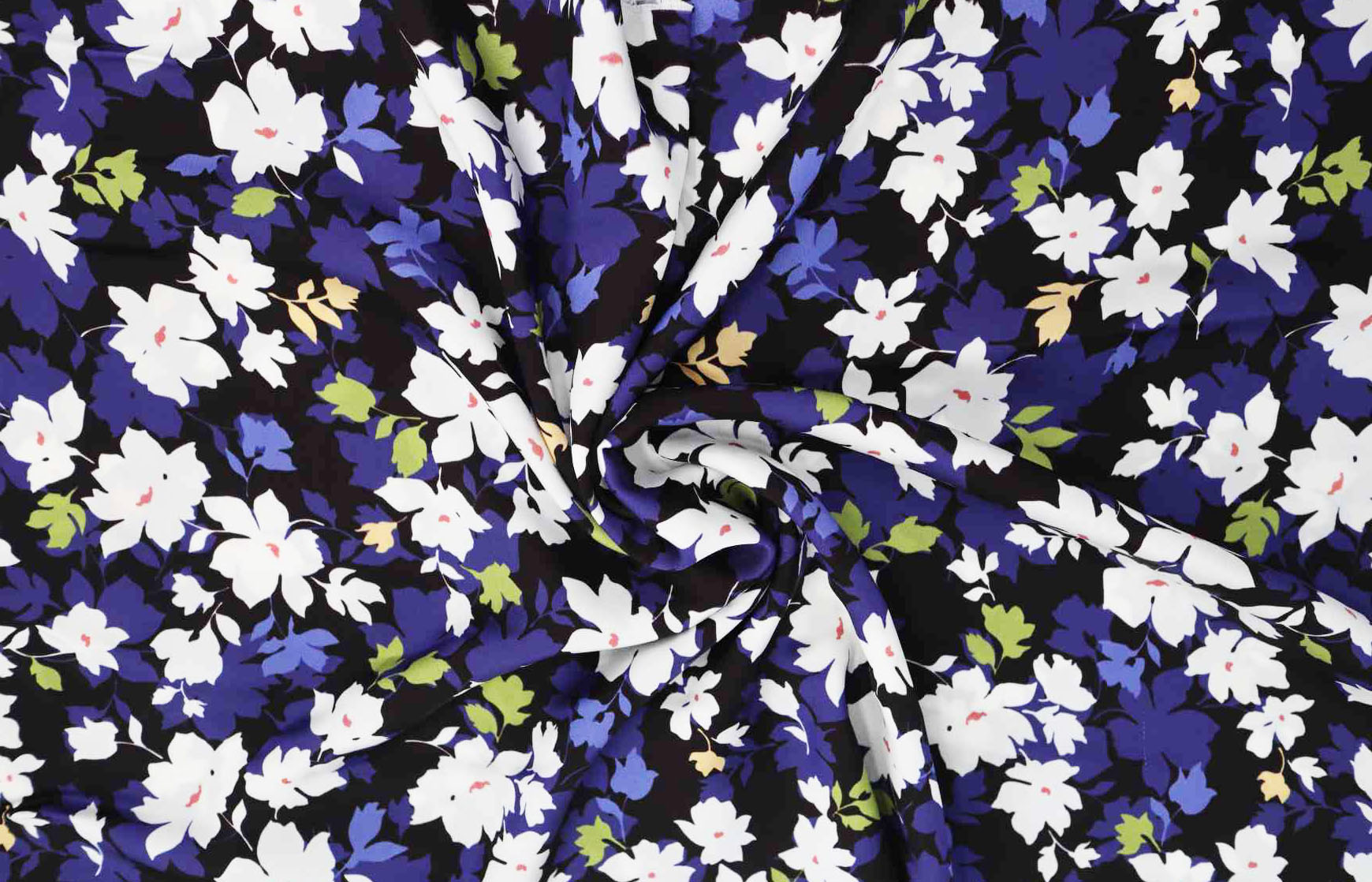 Printed acetate fabric