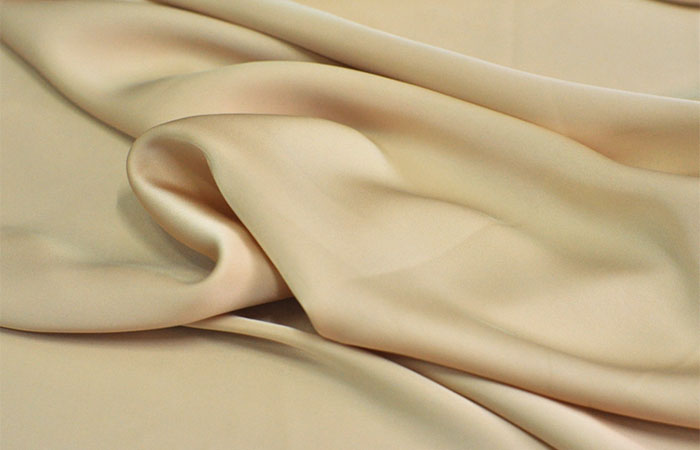 Champagne acetate satin fabric