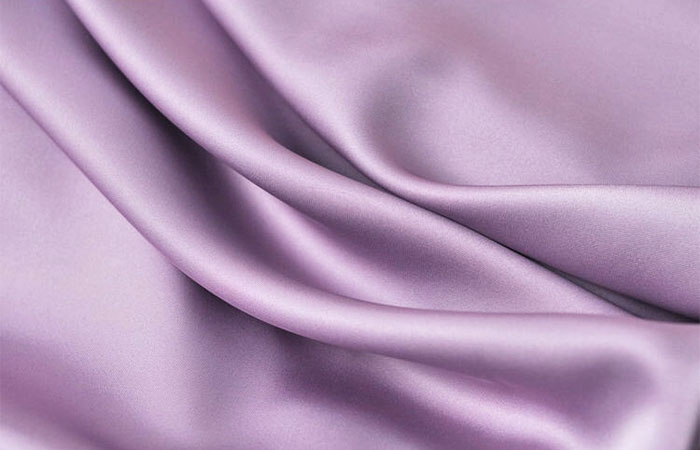 Taropurple acetate satin fabric