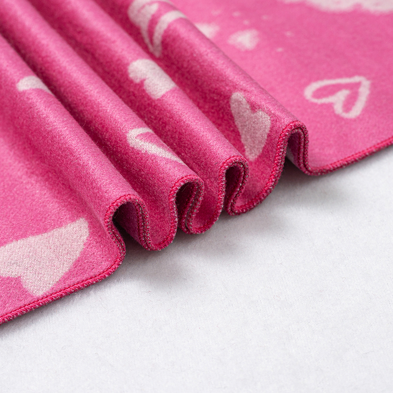 Print Double sided two-color children's scarf