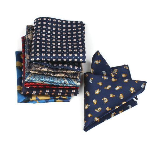 Square silk scarf for man 