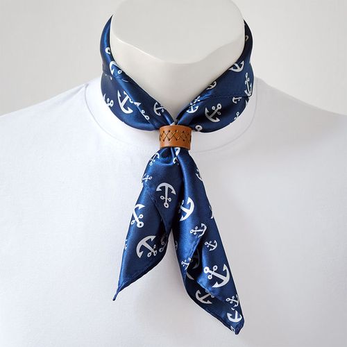 Square silk scarf for man 